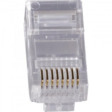 RJ45-112 Fortrek Conector de rede RJ45 CAT6 FK 140E 100 unidades
