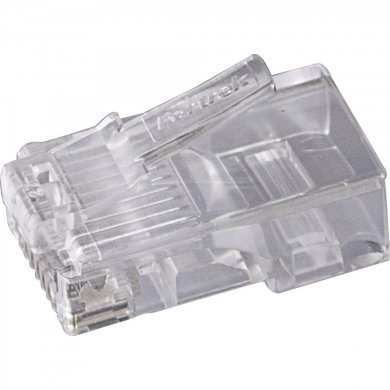 RJ45-112 Fortrek Conector de rede RJ45 CAT6 FK 140E 100 unidades
