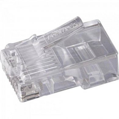 RJ45-201 Fortrek conector de rede RJ45 CAT5E  - Pack 100 und