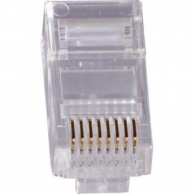 RJ45-201 Fortrek conector de rede RJ45 CAT5E  - Pack 100 und