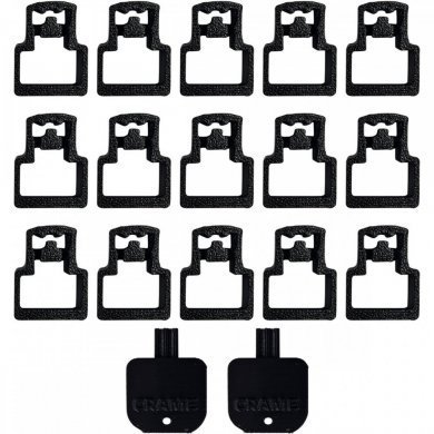 RJ45-LOCK Kit com 15 travas de proteção RJ45 e 2 chaves