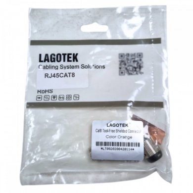 RJ45CAT8 Conector RJ45 Macho CAT.8 Blindado