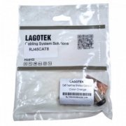 Conector RJ45 Macho CAT.8 Blindado  22/23/24awg cabo 40GB