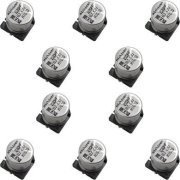 10x Nichicom Capacitor Aluminio 220UF 63V SMD 12.5 x  ...