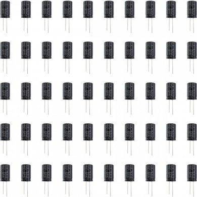 RK101M400K300A-50X Kit 50x capacitor eletrolitico 100uF 400V 18x30mm