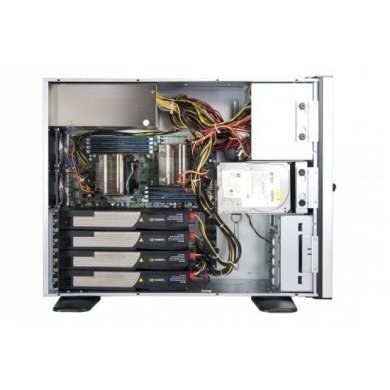 RM41300/R3G-6650P Chenbro Gabinete Rack 4U com Fonte 650W Red.