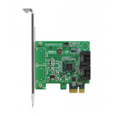 ROCKETHYBRID1220 HIGH POINT Controladora RocketHybrid 2 canais SATA3 6Gbs