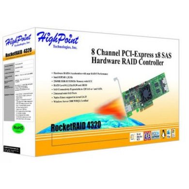 ROCKETRAID4320 HIGH POINT Controladora RocketRAID 8 Canais SAS