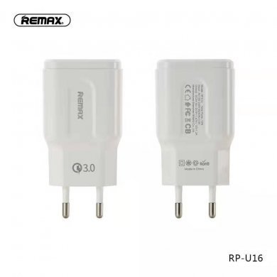 Remax carregador USB quick charge QC 3.0 branco