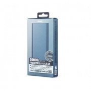 Remax Power Bank 20000mAh Bodi Series Preto entrada micro-USB/USB Tipo C e 2 saídas USB DC 5V 2.1A