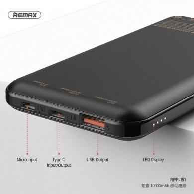 Remax Bores Series QC3.0 PD fast charging 10000mAh