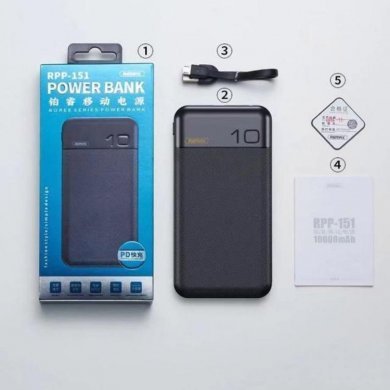RPP-151 Remax Bores Series QC3.0 PD fast charging 10000mAh