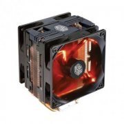 CoolerMaster Cooler Hyper 212 Turbo Intel/AMD LED Vermelho, Black Cover, 2x Fan 120mm PWM