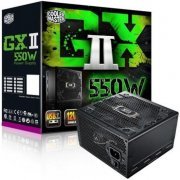 Fonte Cooler Master GXII 550W Padrão PFC ATIVO 80PLUS BRONZE ATX 12V V2.3, Conector 4+4 pinos 12 V