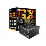 Fonte Cooler Master ATX GX BOX 650W 12V, PN: RS-650-ACA Potência: 650W (Reais), Tensão: 90-264Vac (Auto Range)