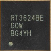 Ci RT3624BE Controlador PWM de canal duplo WQFN6x6-52 para fonte de alimentação do núcleo da CPU IMVP9.1