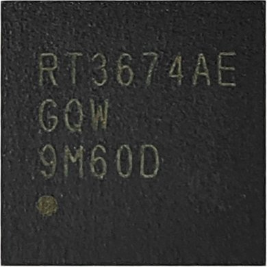 RT3674AEGQW Ci PWM RT3674AE GQW WQFN-60L 7x7mm 60 pinos