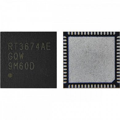 RT3674AEGQW Ci PWM RT3674AE GQW WQFN-60L 7x7mm 60 pinos