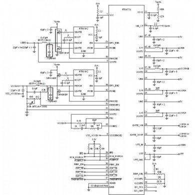 RT5077AGQW CI RT5077A PWM LDO QFN52 SMD