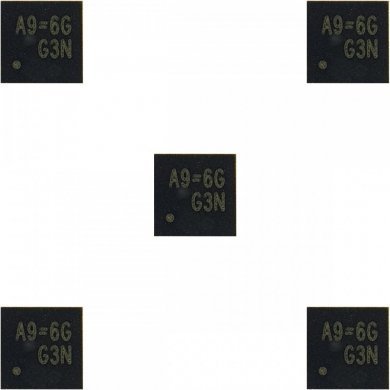 RT9186AGQV-KIT5 CI regulador tensao A9=6G 0.5A VDFN8 SMD (Kit 5x)