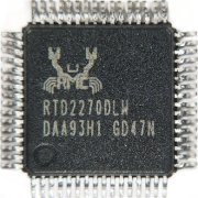 Realtek CI LCD Flat Panel Driver 64 Pin LQFP 1.2/3.3 Volts 1 unidade