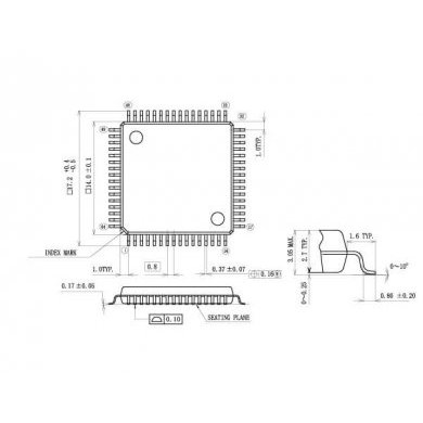 RTD2280DLW Realtek CI LCD Flat Panel Driver 64 Pin LQFP