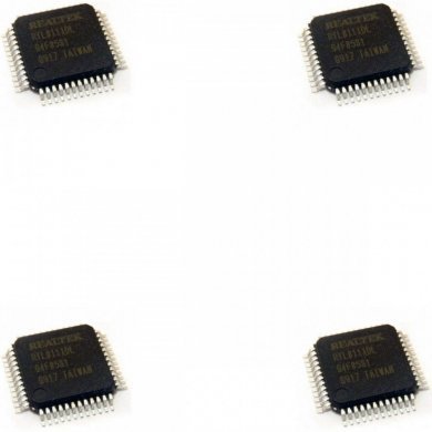 RTL8111DL Kit 4x CI de rede Realtek Gigabit RTL8111DL QFP-48