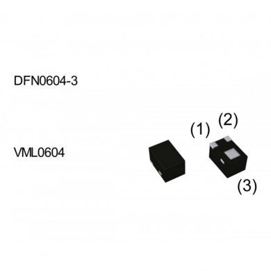 Ci N-Mosfet 20V 150mA 3-XFDFN (Kit com 20 und)