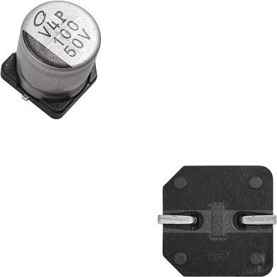 RV-50V101MH10U-R 15x Capacitor Eletrolitico Polimero Alumínio 100uF 50V 20%