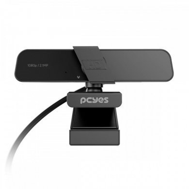 PCYes Webcam Raza Full HD 1080P com microfone USB 2.0