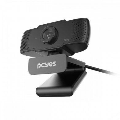 PCYES webcam Raza HD 720p USB 2.0 preto