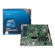 Intel Server Board Xeon Serie E3 1200 LGA1155, Vídeo Integrado, 2x Rede Gigabit, Processador Intel Xeon E3 12xx e Core i3-21x, Memória at