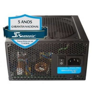 S12G-550-SSR-550RT Fonte Seasonic Silent 550W Reais