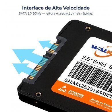 S253480533P0001 Walram SSD 480GB 2.5 Pol SATA3 6Gbs