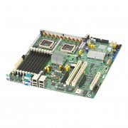 Intel Server Board Dual Xeon LGA771 FSB 667/1066/1333MHz, SATA, DDR2 ECC FBDIMMs, SATA, Suporte a RAID, Vídeo ATI 16MB, Rede Gigabit