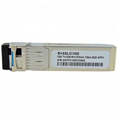 S+32LC10D Transceiver SFP+ 10G 10Km LC TX 1330 RX 1270nm