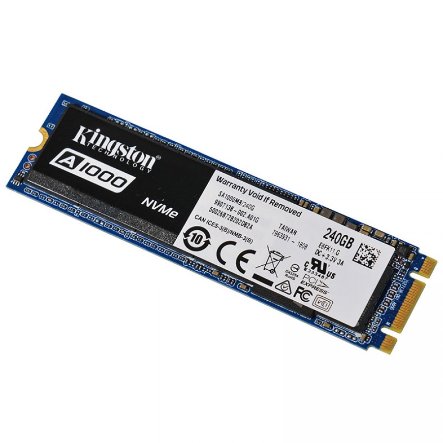 SA1000M8/240G Kingston SSD PCIe NVMe 240GB M.2 2280 3D NAND