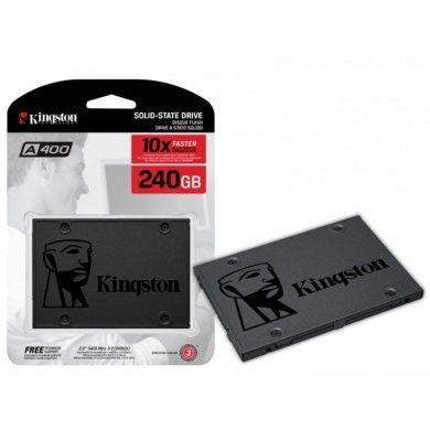 SA400S37/240G Kingston SSD 240GB A400 2.5 Pol SATA3 6Gbs