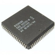 Microcontrolador 80535N Simens 8Bit PLCC-68 dimensões aproximadas 24.2 x 24.2 mm
