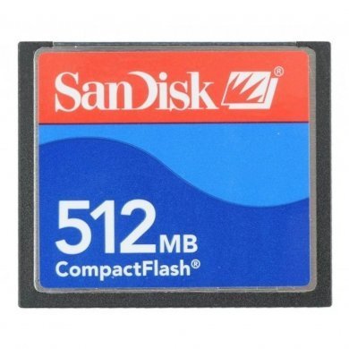 SANDISKCF512MB Sandisk Compact Flash 512MB CF