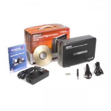 SAT3520U2R Gaveta StarTech 2 Baias SATAII 3.5Pol