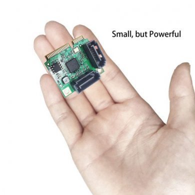 Conversor Mini PCI-e para SATA 3.0 6Gbs