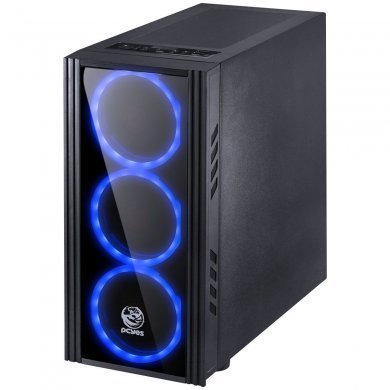 SATPTAZ3FCA PCYes Gabinete Saturn Mid Tower Preto