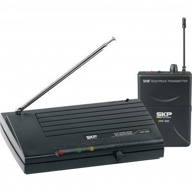 SAVHF895 SKP Pro Audio Microfone sem Fio HEADSET VHF89