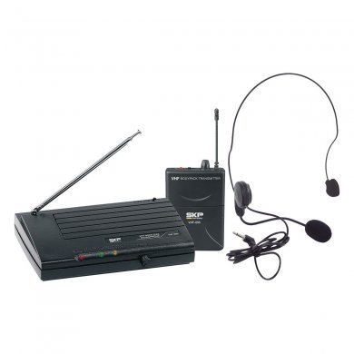 SAVHF895 SKP Pro Audio Microfone sem Fio HEADSET VHF89