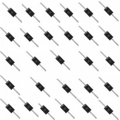 SB360A kit 25 Diodo Schottky 60V 3A Retificador DO-201AD-2