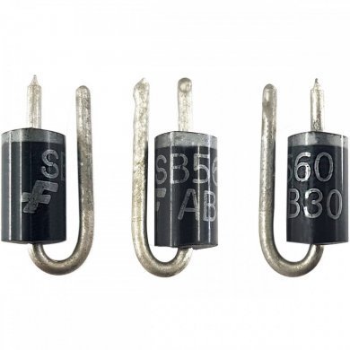 SB560 Diodo retificador Schottky 5A 60V (Kit 10 unidade)