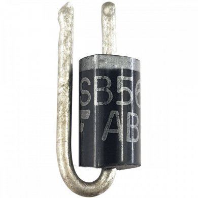 SB560 Diodo retificador Schottky 5A 60V (Kit 10 unidade)