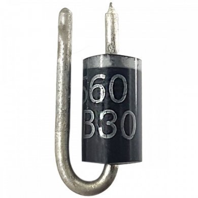 SB560 Diodo retificador Schottky 5A 60V (Kit 10 unidade)