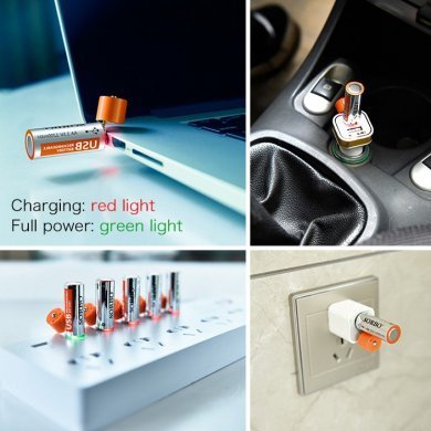 SB-2126 Sorbo Pilha AA Recarregavel USB 1.5V 1200mAh